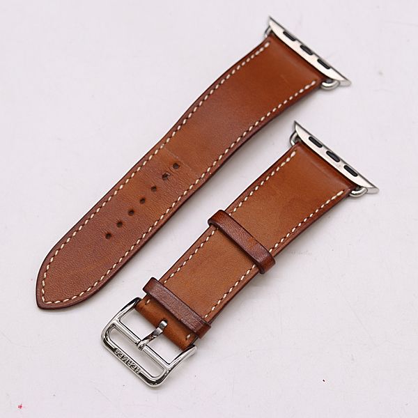 エルメス アップルウォッチ 純正ベルト レザー ブラウンカラー 40mm/41mm用 メンズ/レディース腕時計 2000000 NSK KMT