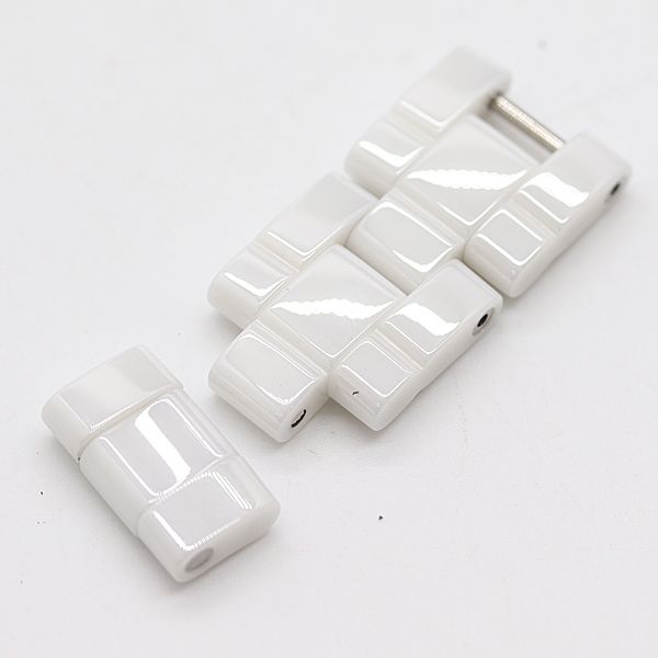 良品 シャネル J12 純正コマ 3コマ ホワイトカラー 14mm用 レディース