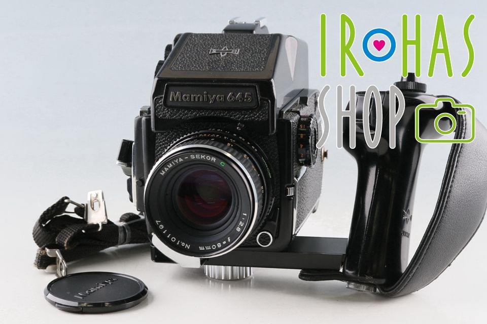 Mamiya M645 1000S + Mamiya-Sekor C 80mm F/2.8 Lens + Grip #65241E2