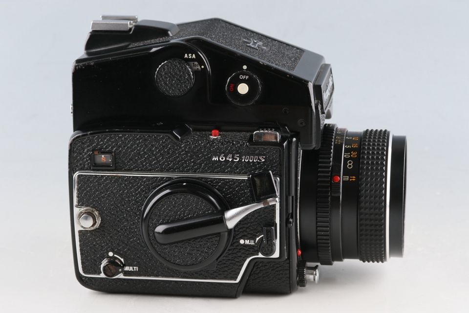 Mamiya M645 1000S + Mamiya-Sekor C 80mm F/2.8 Lens + Grip #65241E2