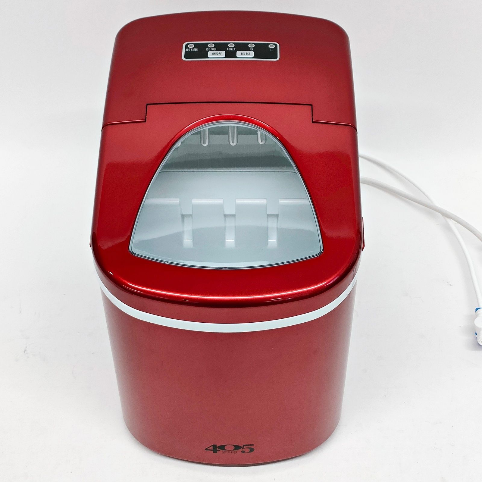 訳あり 新型高速製氷機 レッド 405IMCN01RED タンク容量 2.2L 405