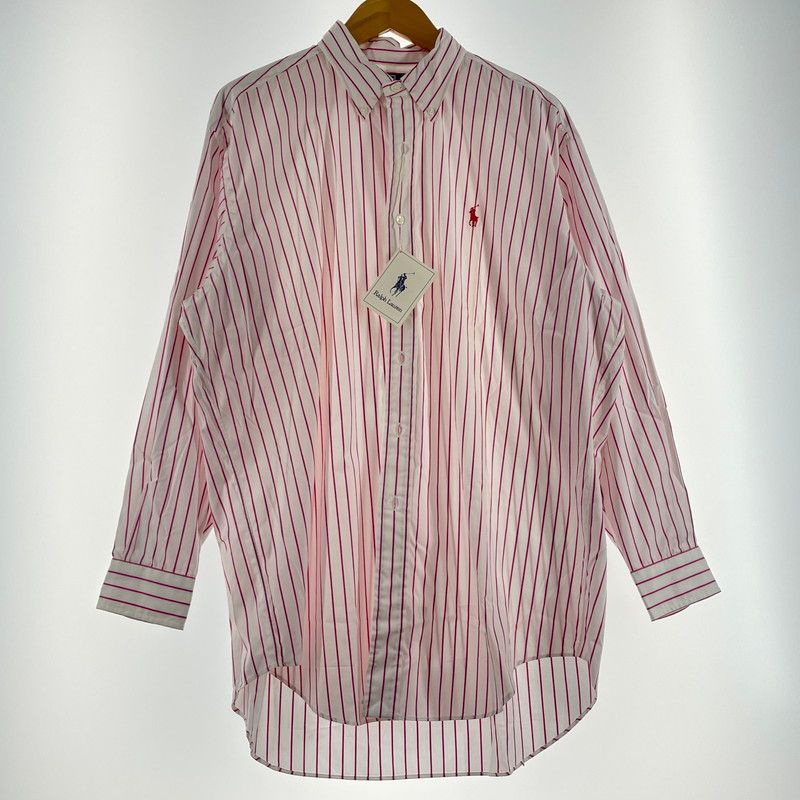【現状渡し品】 RALPHLAUREN ラルフローレン 90's L/S BUTTON DOWN SHIRT 90年代 ロングスリーブ ボタン ダウン シャツ 長袖 トップス 【147-260714-sa-09-tei】 6,512円