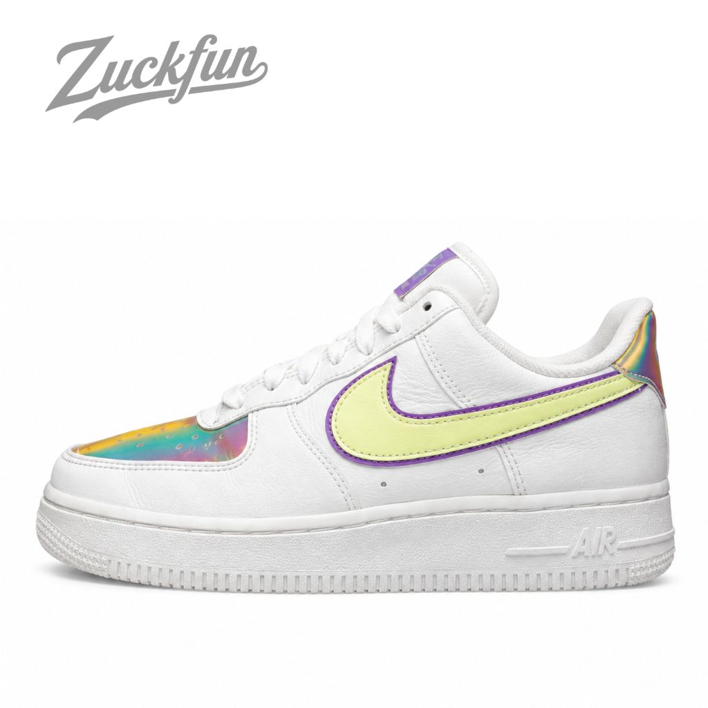 NIKE AIR FORCE 1 LOW EASTER エア フォース 1 ロー カット ホワイト イエロー パープル 白 イースター レディース ナイキ スニーカー 23 cm U11109