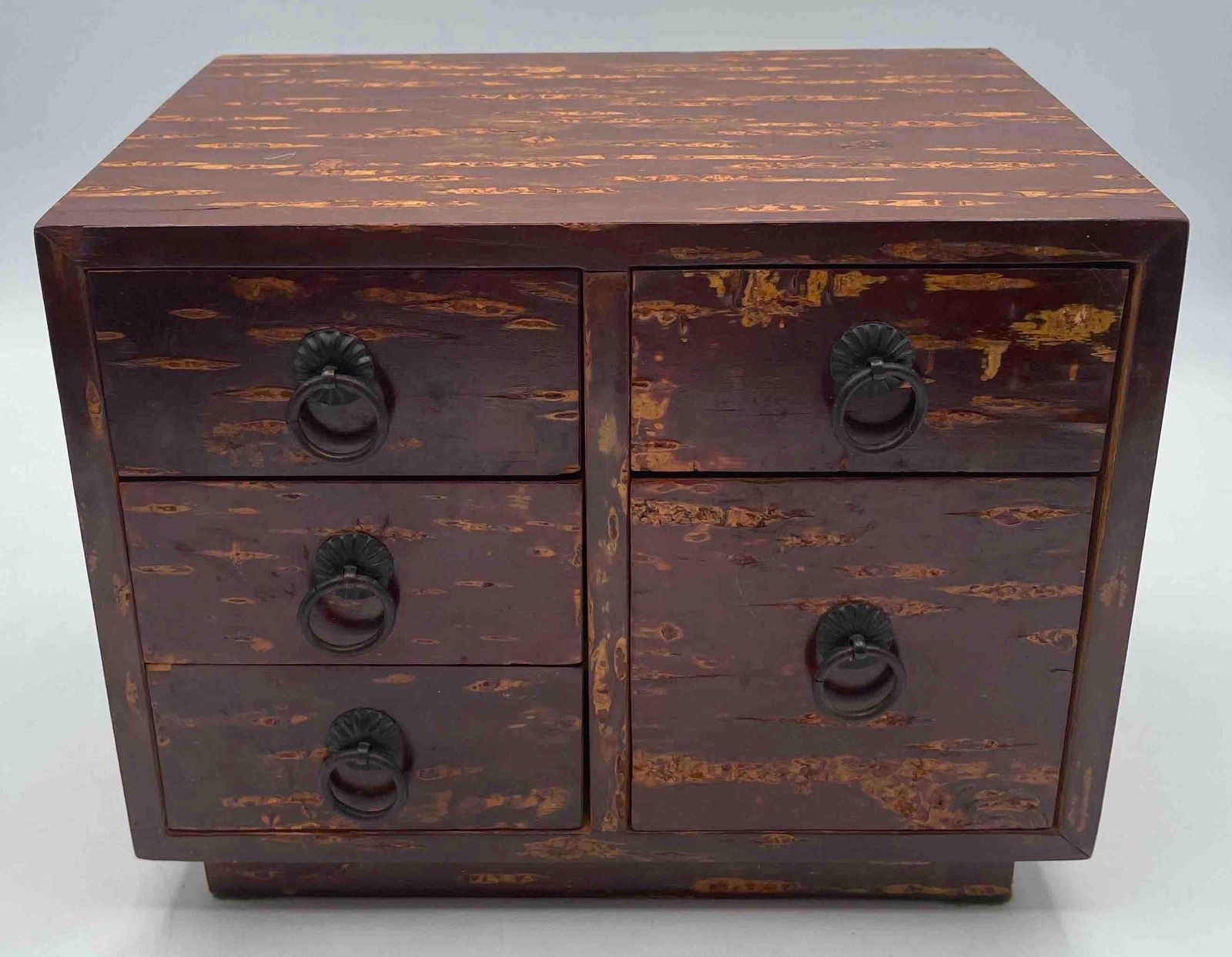 伝統工芸品】秋田角館 樺細工 桜皮細工 小箪笥 小引き出し 昭和レトロ