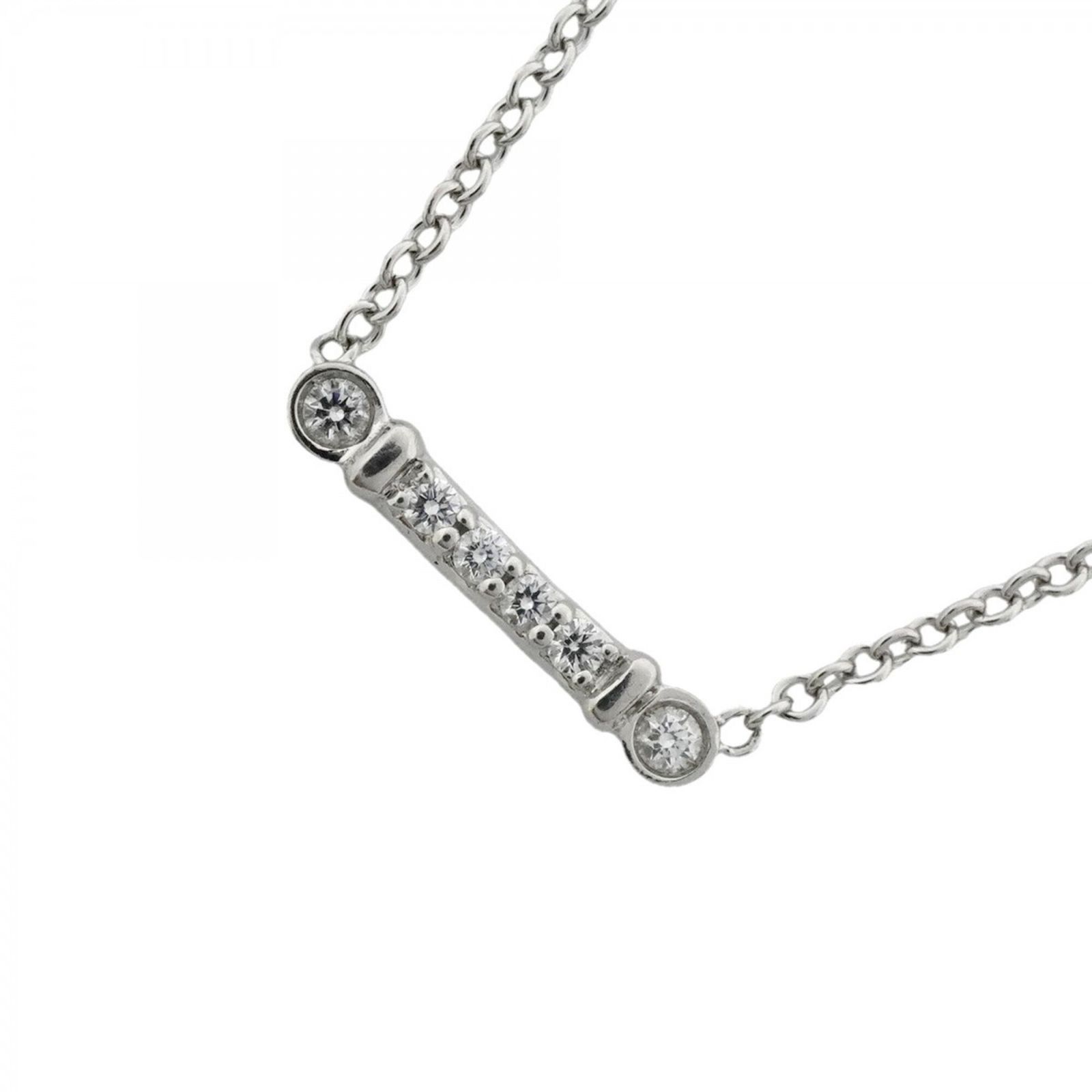 ティファニー(Tiffany) ティファニー ネックレス フルールドリス ステム Pt950 プラチナ ダイヤモンドレディース