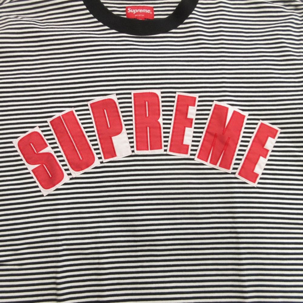 美品 Supreme シュプリーム 20ss Arc Applique S/S Top アーチロゴ