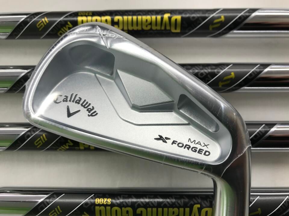キャロウェイ　X FORGED MAX　ダイナミックゴールド MID 115　S200フレックス　アイアンセット　中古　ゴルフドゥ！NEXTさいたま三室店【最短即日発送】