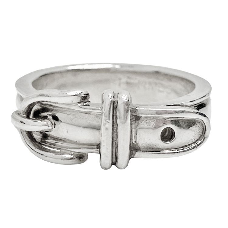 HERMES エルメス ベルトモチーフリング 925 サンチュール 11号 HERMES エルメス Ceinture Ring サンチュール リング 指輪 約11号