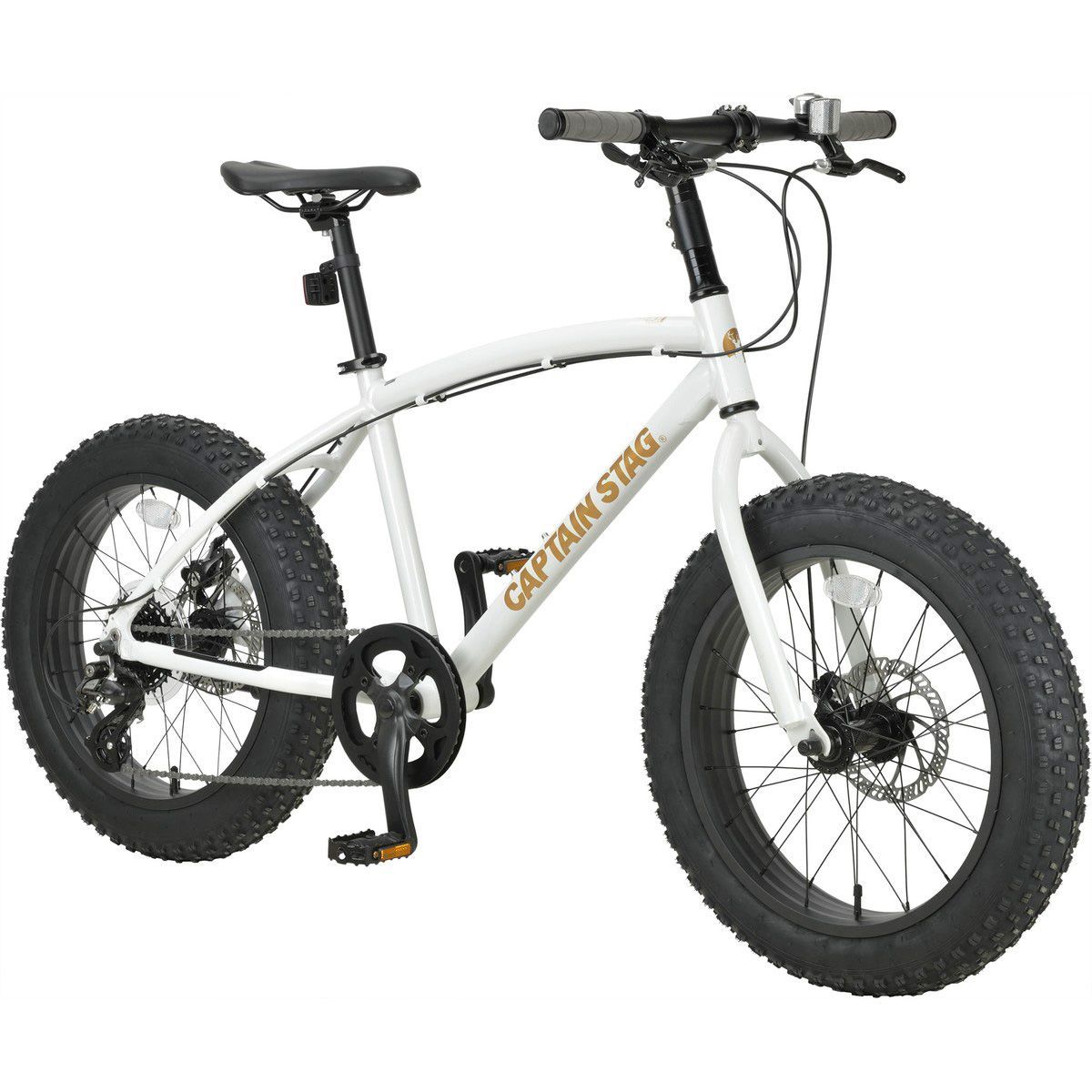 新品未使用 ファットバイク208（ホワイト） YG-1401 自転車 - メルカリ