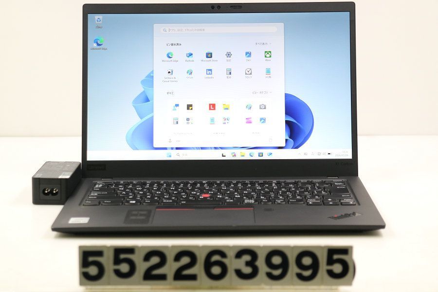 Lenovo ThinkPad X1 Carbon 8th Gen Core i7 10510U 1.8GHz/16GB/512GB(SSD)/13.3W/FHD(1920x1080) タッチパネル/Win11 【552263995】