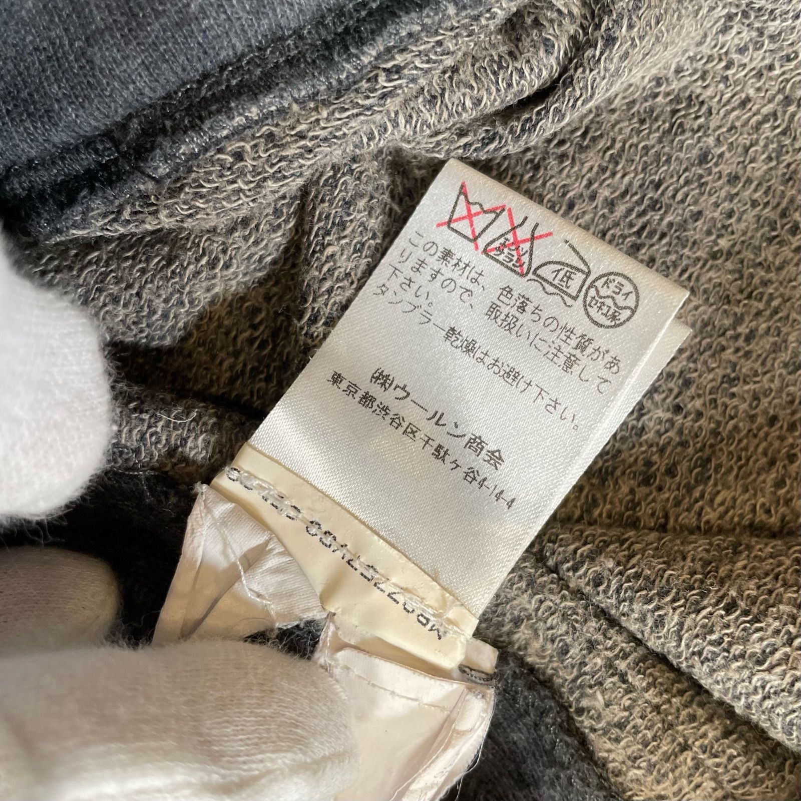 ブルネロクチネリ モニリ 100%コットン スウェットハーフパンツ グレー