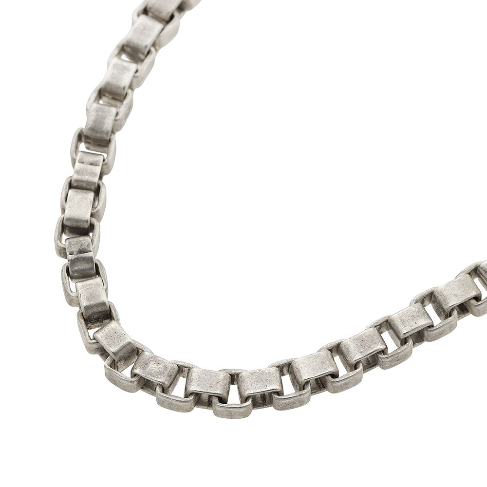 【本物保証】 ティファニー TIFFANY & Co. 約34.7g ベネチアン ネックレス SV925 シルバー925 太め
