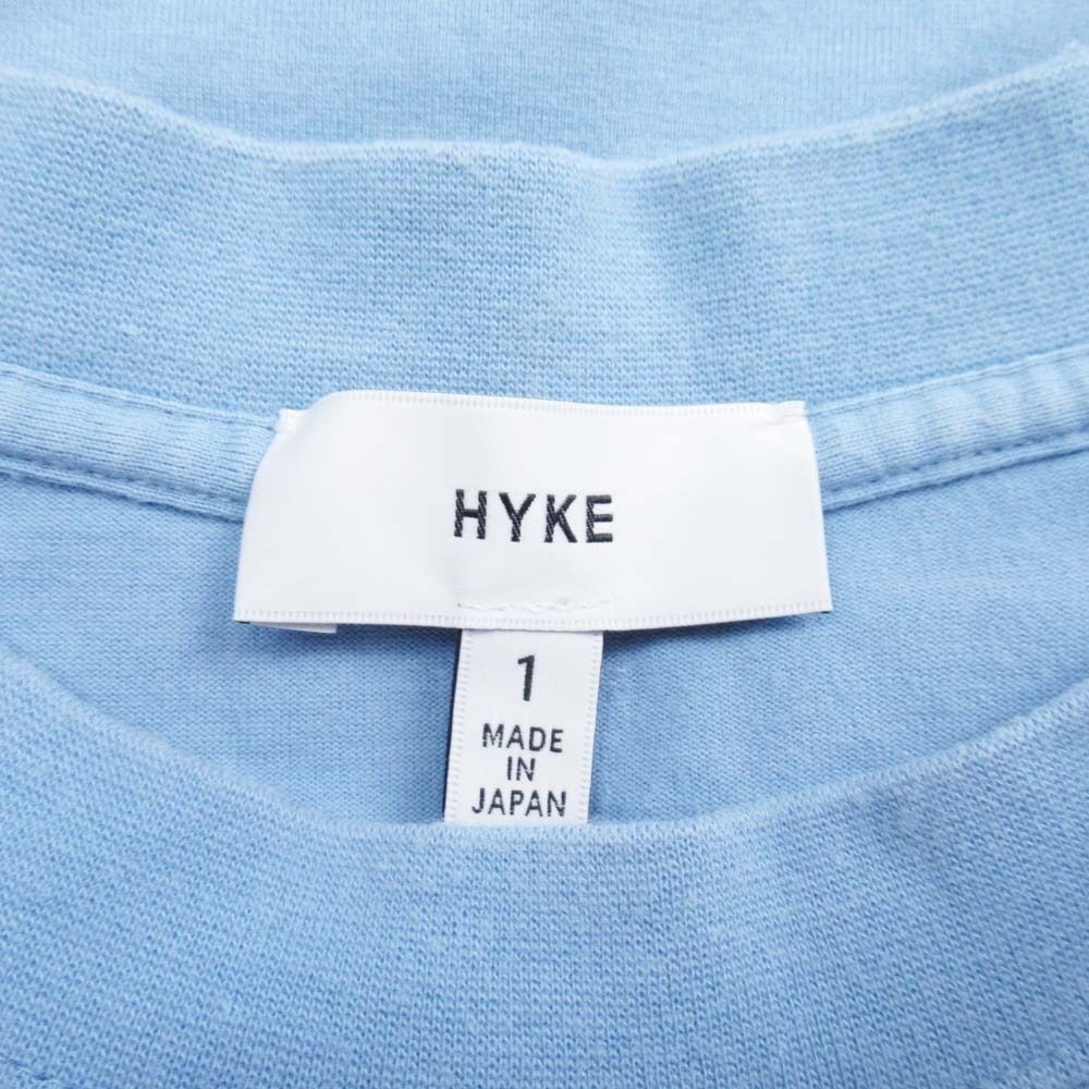 美品 HYKE ハイク サイドスリット Tシャツワンピース オーバーサイズ