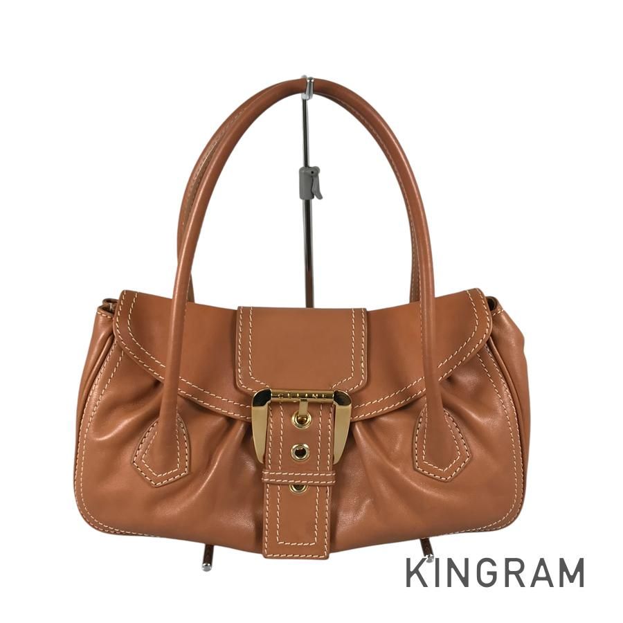セリーヌ CELINE レザー ショルダーバッグ fhb【中古】