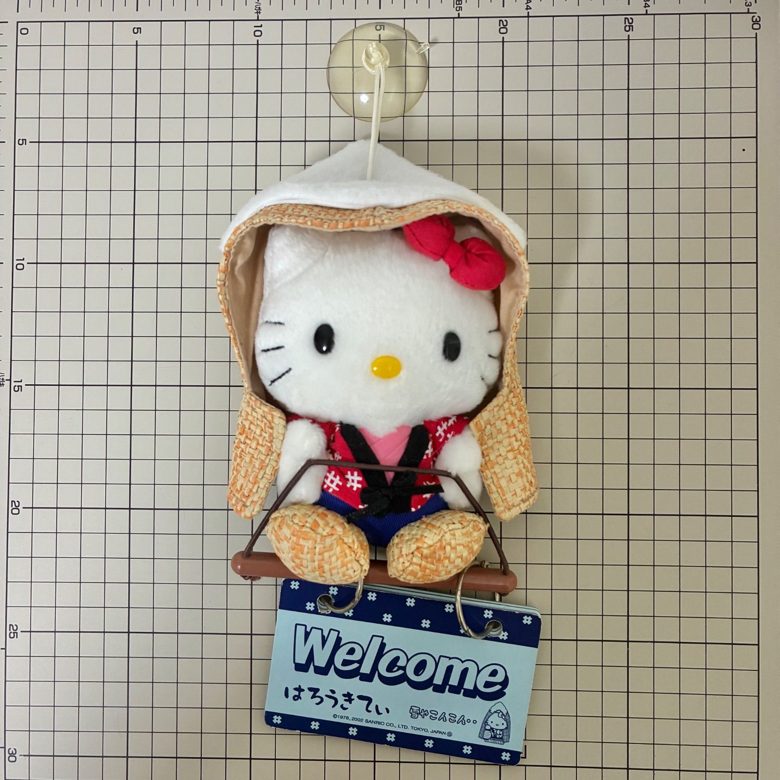 ハローキティ 雪やこんこん ぬいぐるみドアプレート】2002年 冬季限定