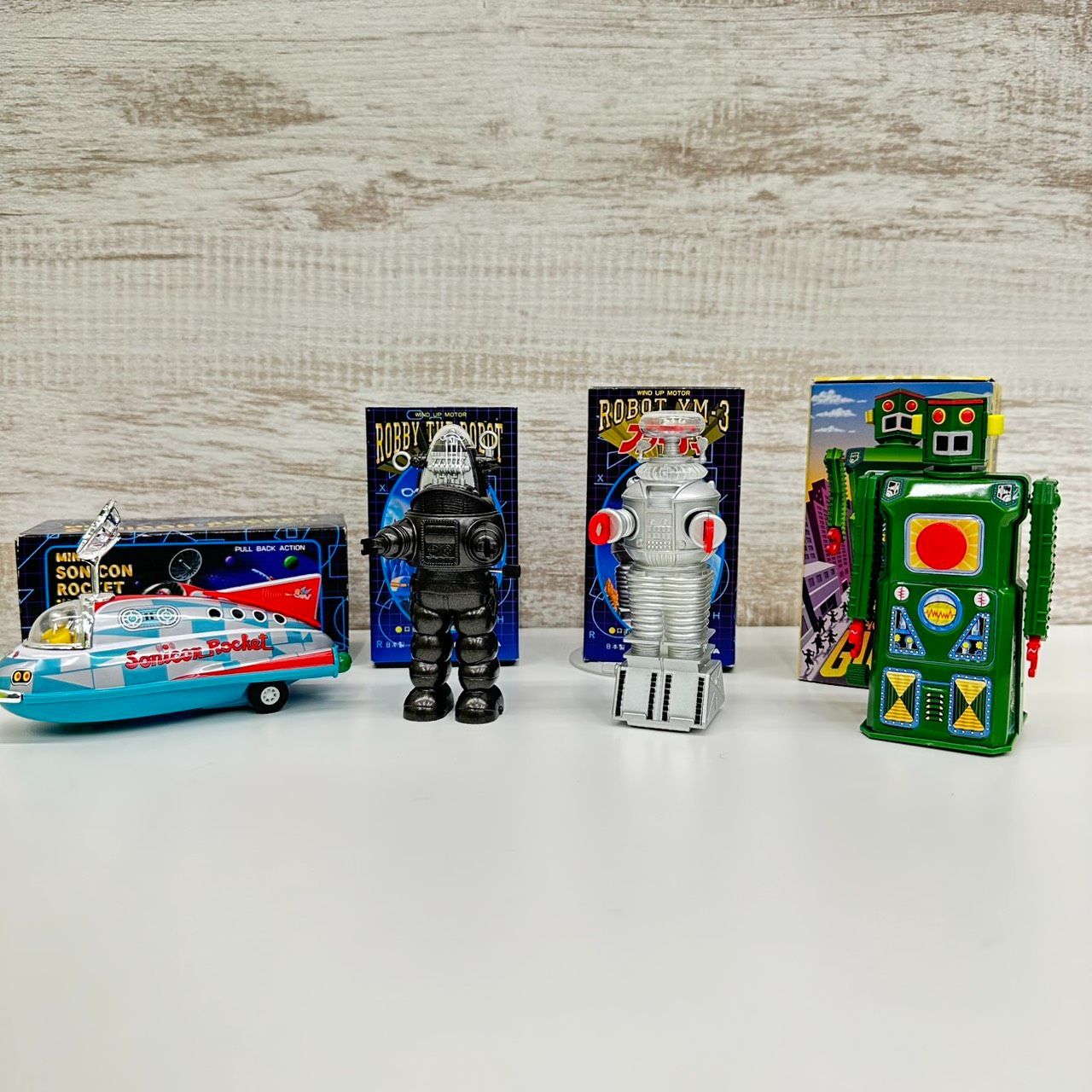錦】増田屋 マスダヤ MASUDAYA ミニソニコンロケット/ロボット YM-3