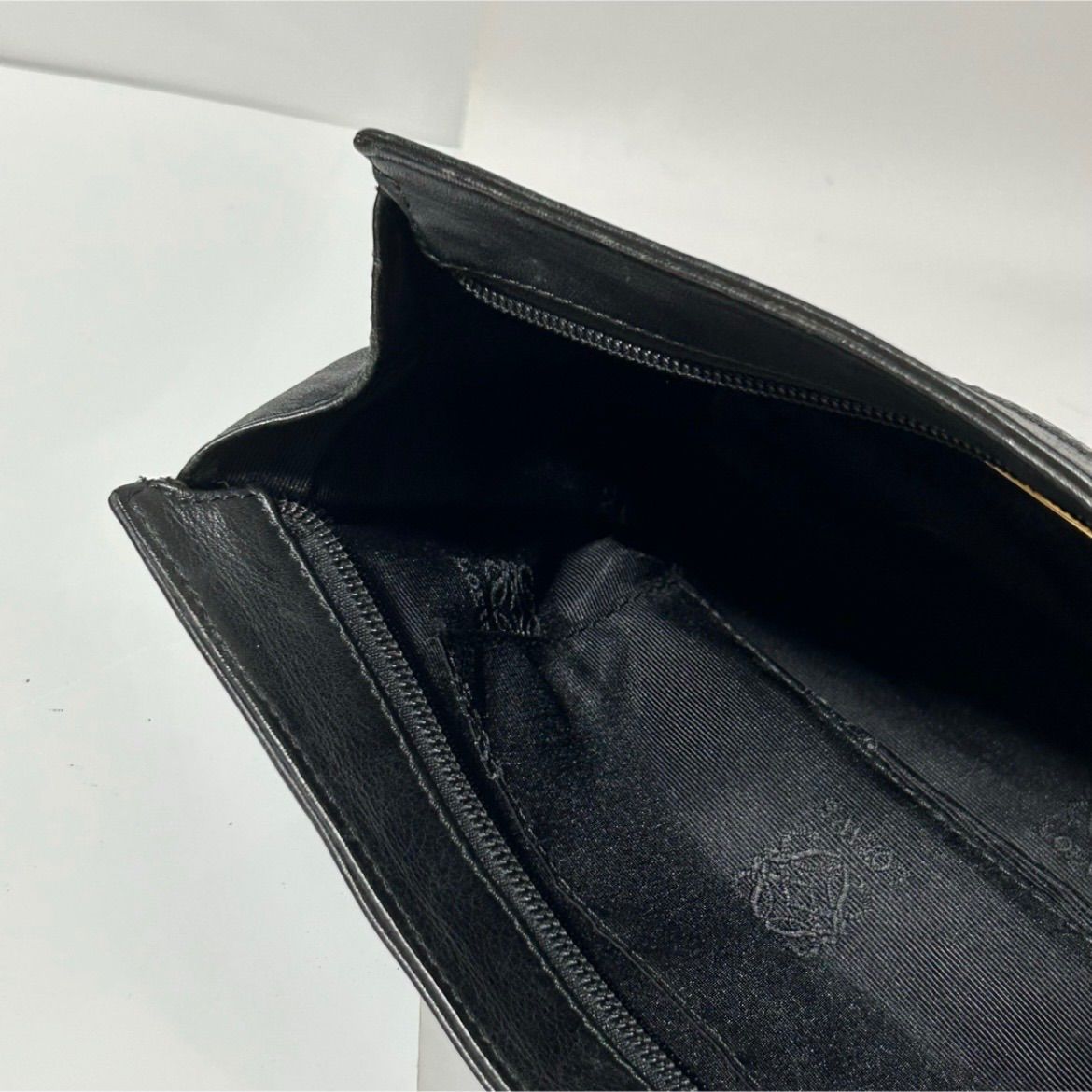 LOEWE ロエベ メンズ アナグラム レザー セカンドバッグ クラッチ