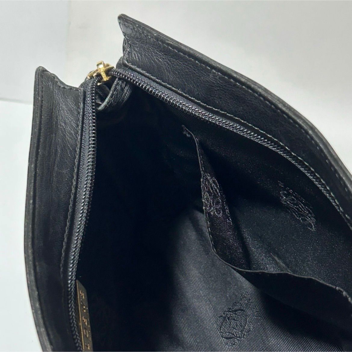 LOEWE ロエベ メンズ アナグラム レザー セカンドバッグ クラッチ