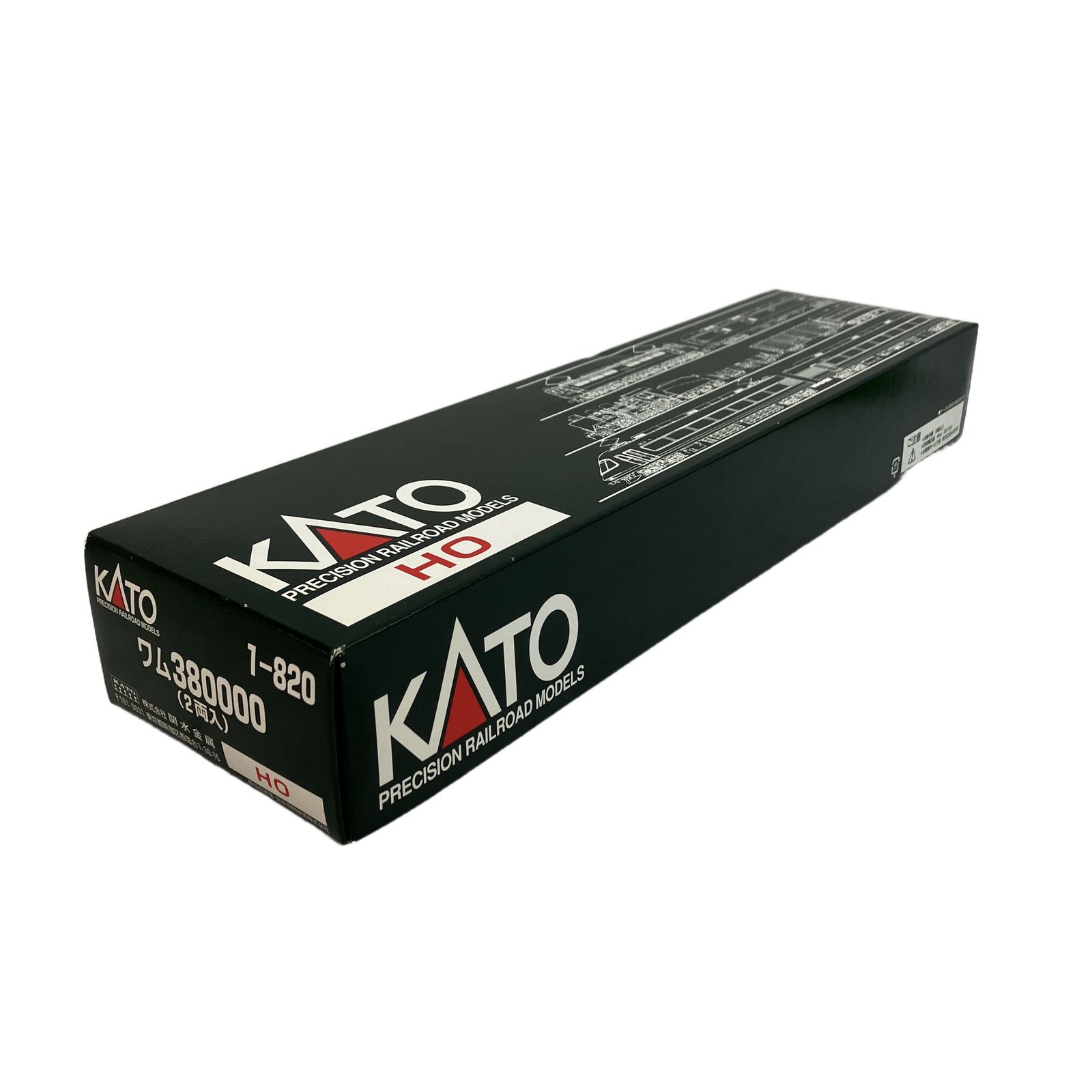 KATO 1-820 ワム380000形 有蓋車 2両セット HOゲージ 鉄道模型 カトー 中古 C11454755