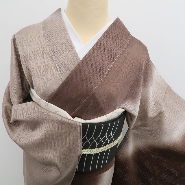 【新品・夏付下げ】紋紗 暈し 夏着物 正絹 仕付け糸付 tomihisa”とろけるような暈しの色彩美”6491 【新品・夏付下げ】紋紗 暈し 夏着物 正絹 仕付け糸付 tomihisa”とろけるような暈しの色彩美”6491