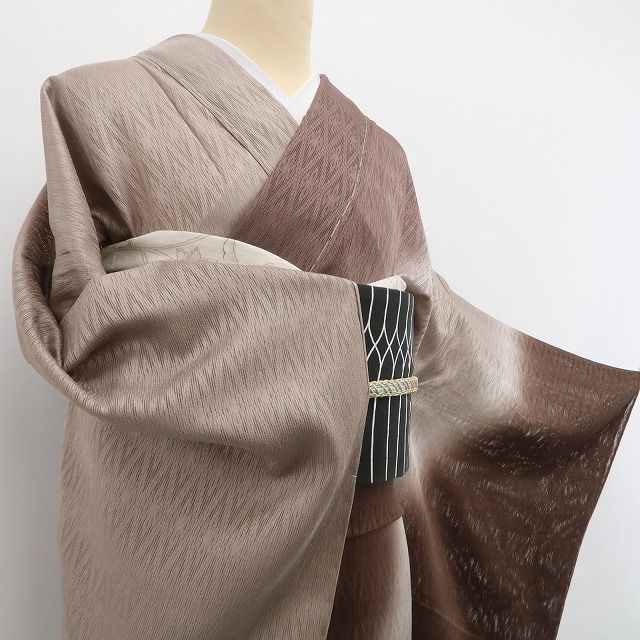 【新品・夏付下げ】紋紗 暈し 夏着物 正絹 仕付け糸付 tomihisa”とろけるような暈しの色彩美”6491 【新品・夏付下げ】紋紗 暈し 夏着物 正絹 仕付け糸付 tomihisa”とろけるような暈しの色彩美”6491
