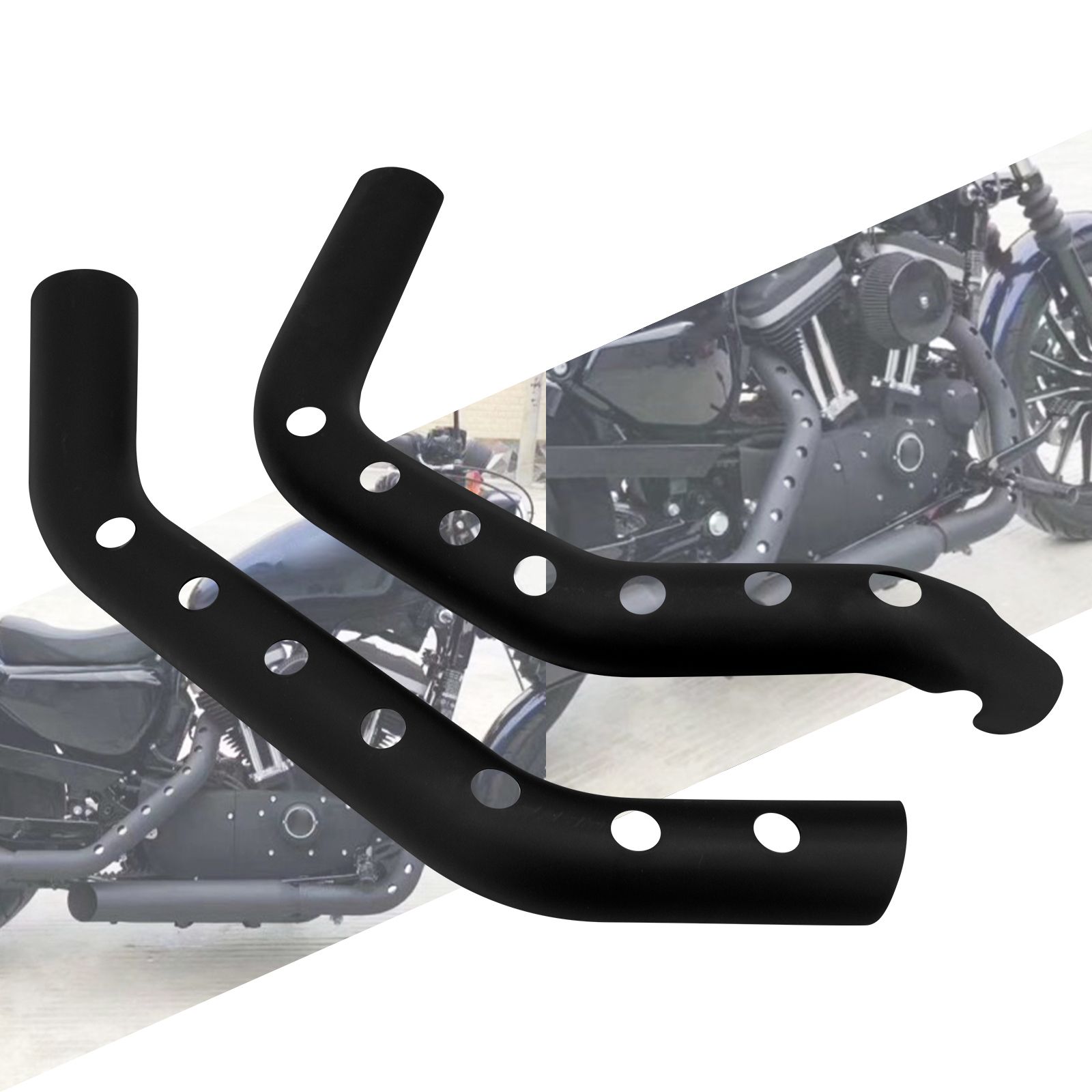 ハーレー スポーツスター XL883/1200/48 04-22 用 排気管カバーマフラーガード