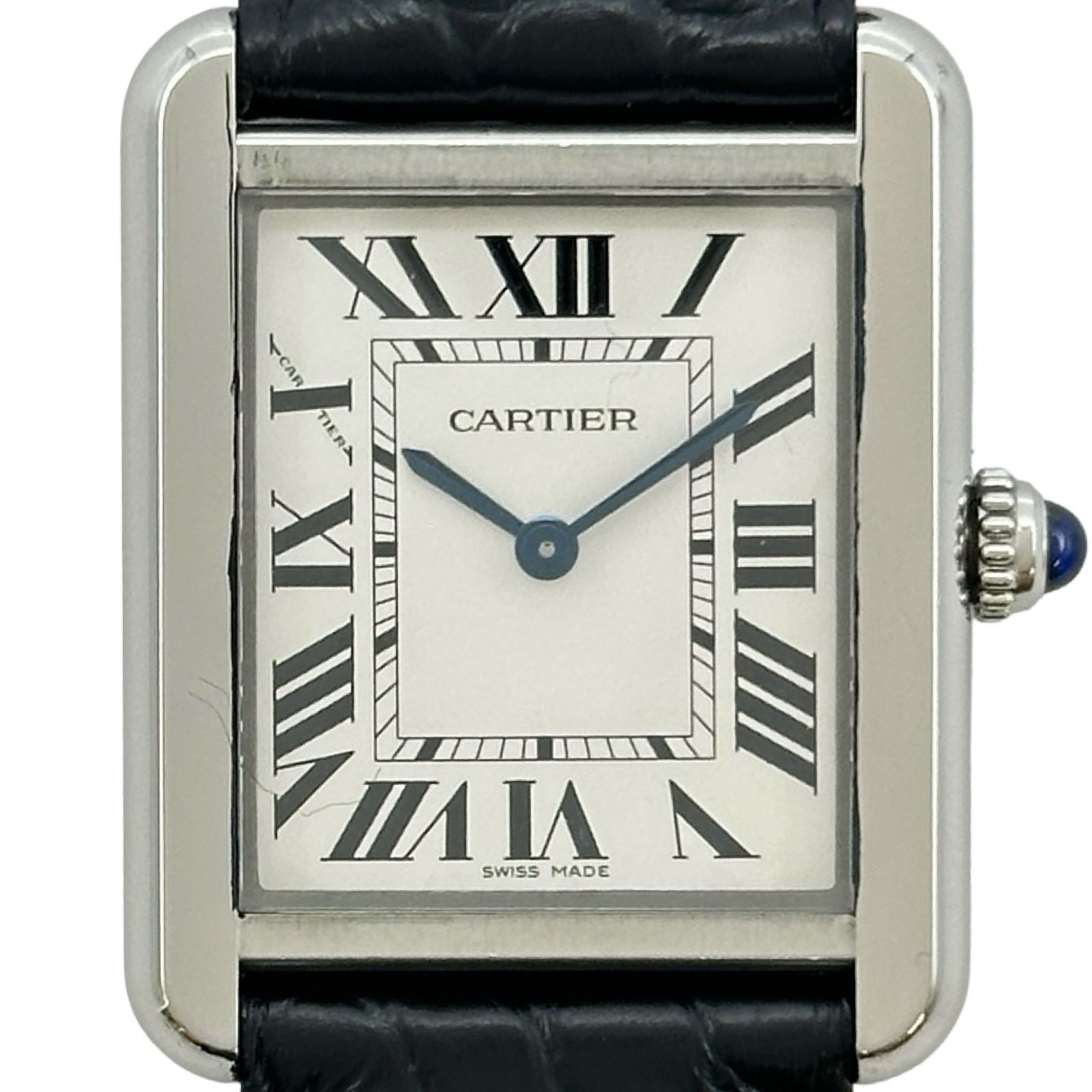 カルティエ Cartier タンクソロ SM WSTA0030 シルバー ステンレススチール クオーツ レディース 腕時計