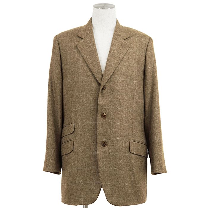 極美品】HERMES エルメス カシミア100％ ジャケット サイズ 52 メンズ