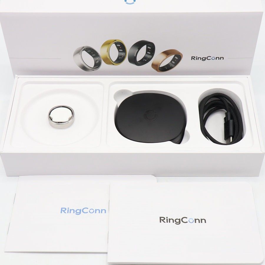 【美品】RingConn Smart Ring Gen 2 RCA-01 101538308 フューチャーシルバー US11号 第2世代 スマートリング リンコン 本体