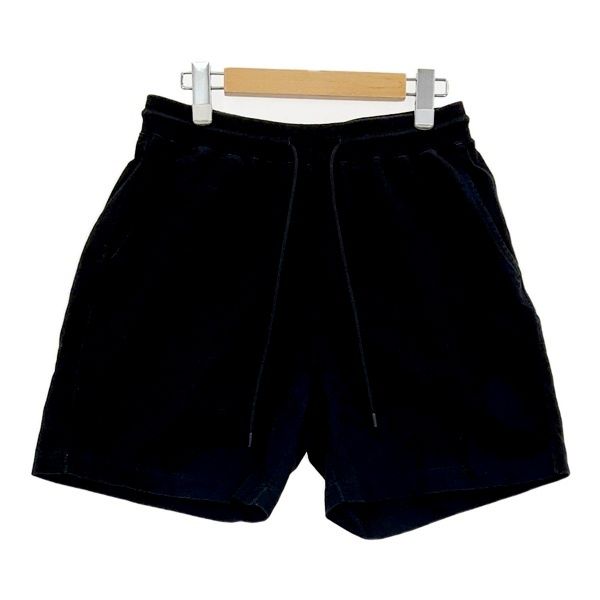 fitfor フィットフォー ハーフパンツ 401 ショートパンツ 短パン 無地 ウエストゴム レディース Mサイズ ブラック ボトムス DL19728■