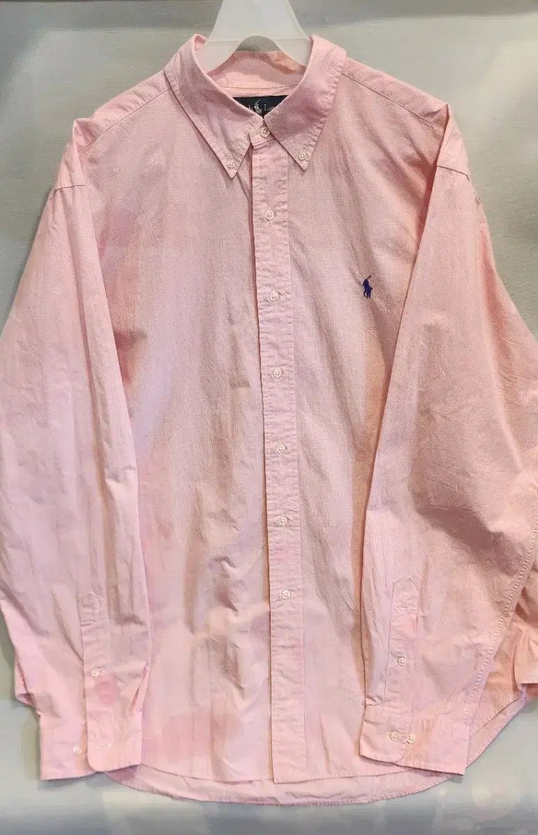 ポロラルフローレン シャツ ピンク CHECK クラシックフィット