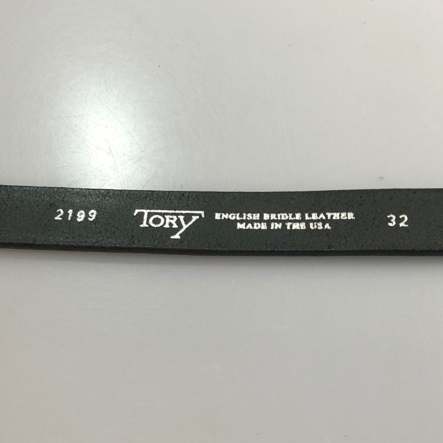 トリーレザーベルト ブラック サイズ 32 TORY【AFI17】 - メルカリ