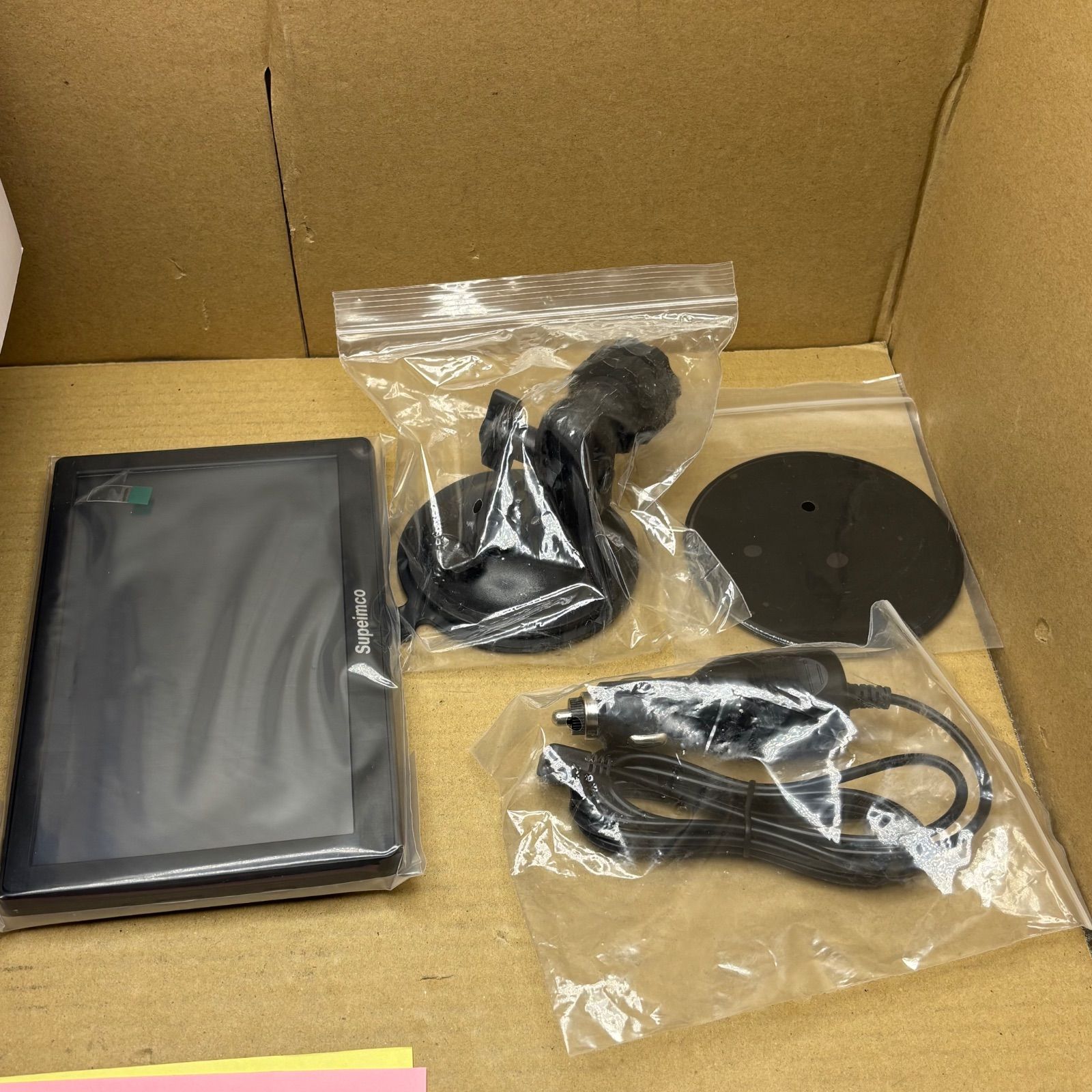 未使用 Supeimco 7インチ ワンセグチューナー内蔵 カーナビ ポータブルナビケージョン SM-ON725DQ