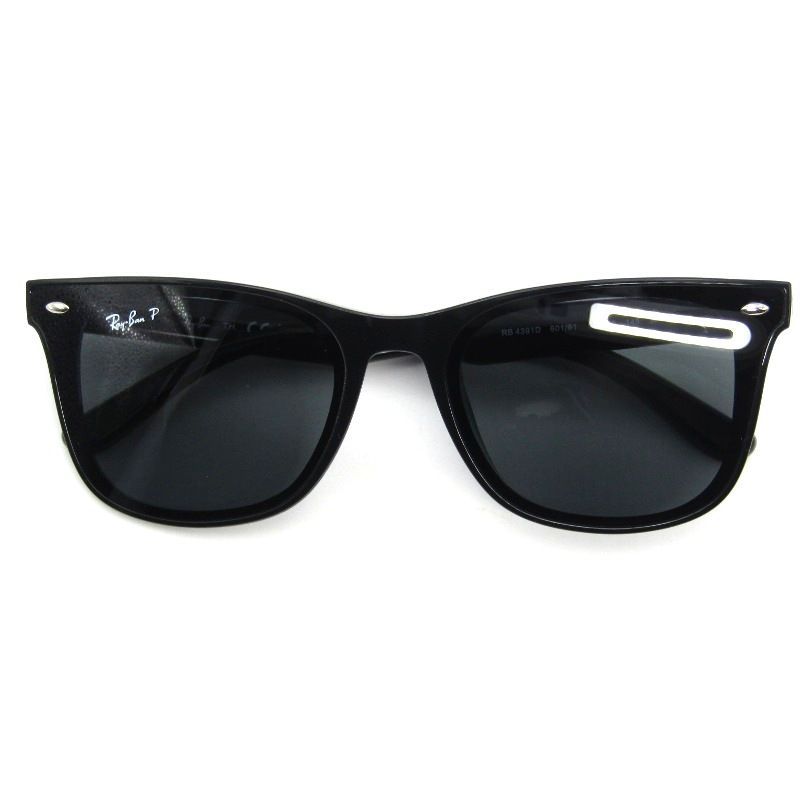 Ray-Ban レイバン サングラス RB4391D イタリア製 ウェリントン 偏光 フルフィット 601/81 ブラック 54001199