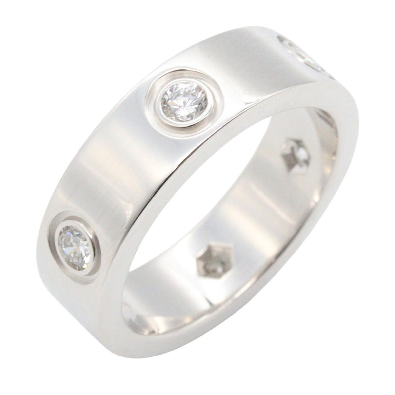 カルティエ CARTIER リング・指輪 ラブリング 6PD K18WG（ホワイトゴールド） ダイヤモンド ラブリング 6PD レディース Used A