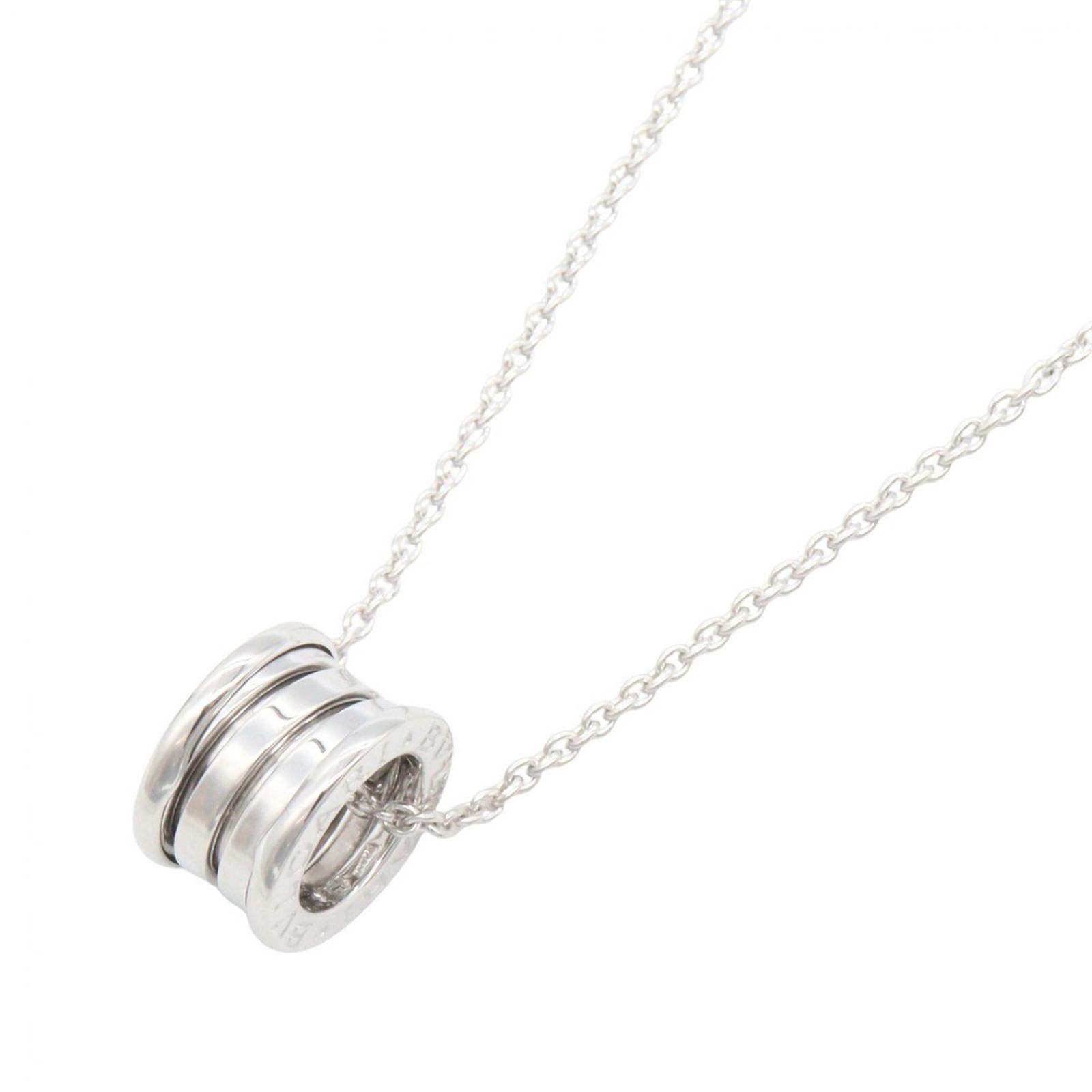 ブルガリ BVLGARI ネックレス B-zero1 ビーゼロワン ネックレス 352815 首回り40.5㎝ K18WG（ホワイトゴールド） B-zero1 ネックレス レディース Used A