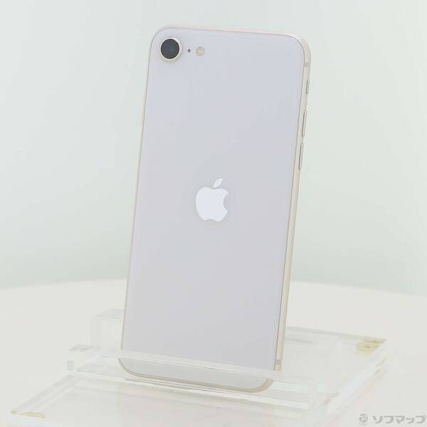 ソフマップ 〔中古品〕 iPhone SE 第3世代 64GB スターライト MMYD3J／A SIMフリー【371】