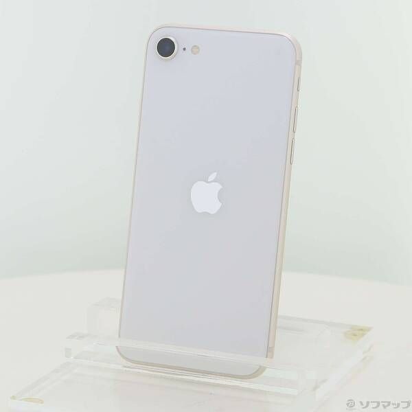 ソフマップ 〔中古品〕 iPhone SE 第3世代 64GB スターライト MMYD3J／A SIMフリー【262】