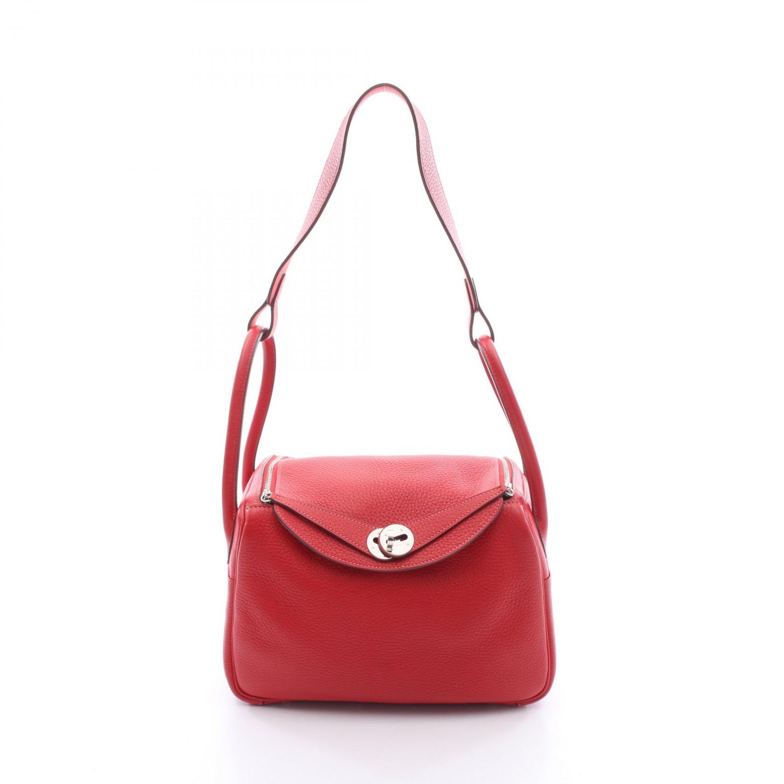 エルメス HERMES ショルダーバッグ リンディ26 ヴェルソ ルージュカザック ローズジャイプール ルージュカザック/ローズジャイフ レザー リンディ26 ヴェルソ ルージュカザック/ローズジャイプール