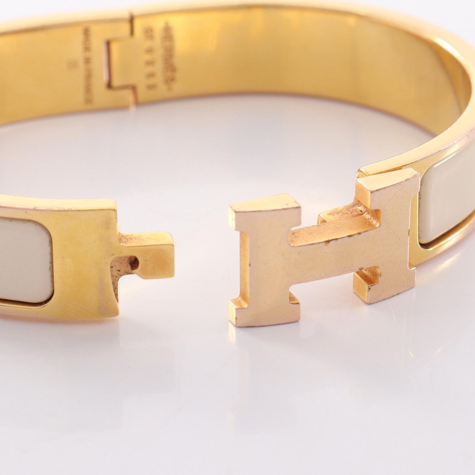 エルメス HERMES バングル クリッククラックPM GP（ゴールドメッキ