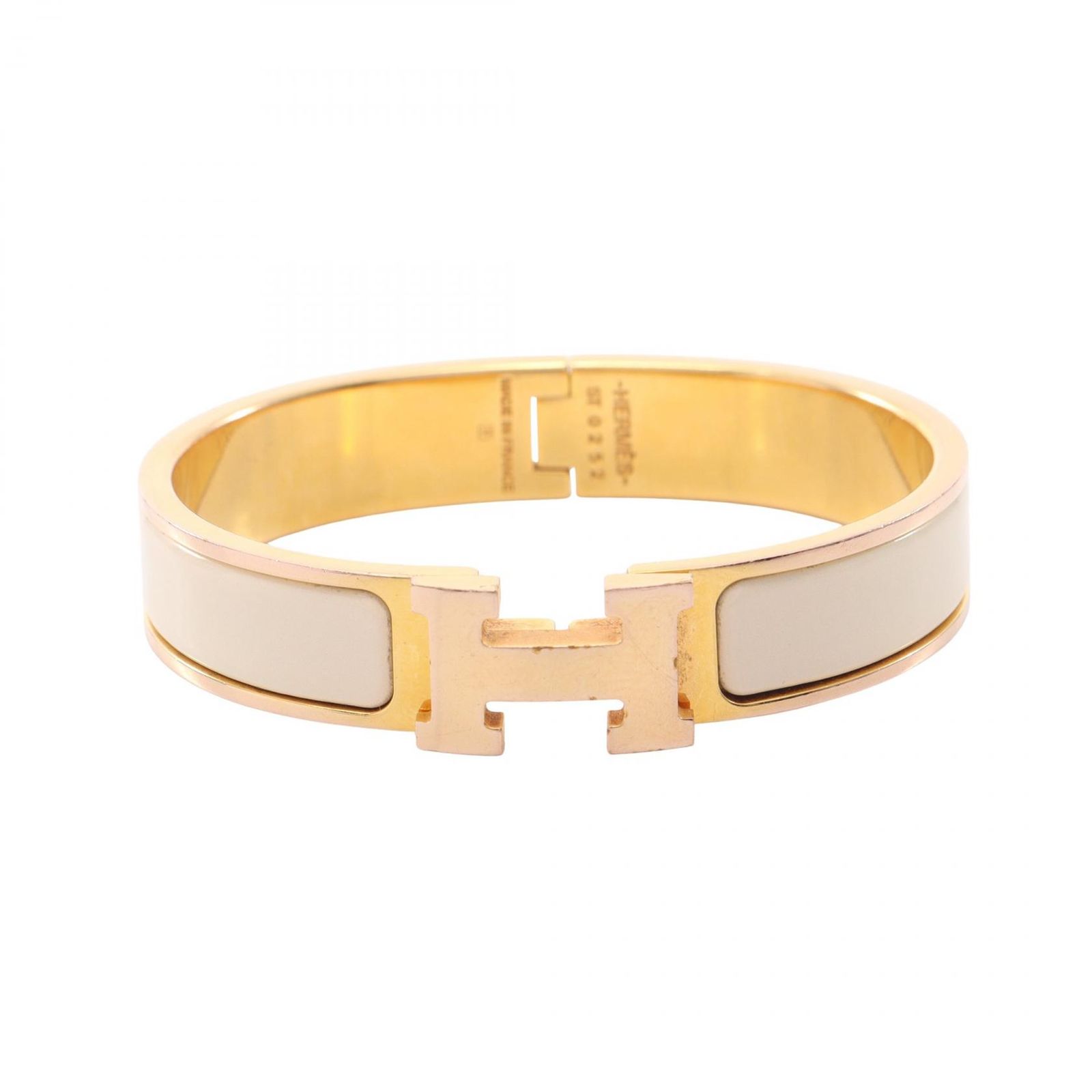 エルメス HERMES バングル クリッククラックPM GP（ゴールドメッキ