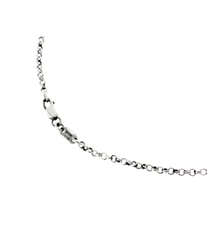 クロムハーツ CHROME HEARTS 【 NECKCHAIN R18 】 ロール チェーン シルバー ネックレス h8653