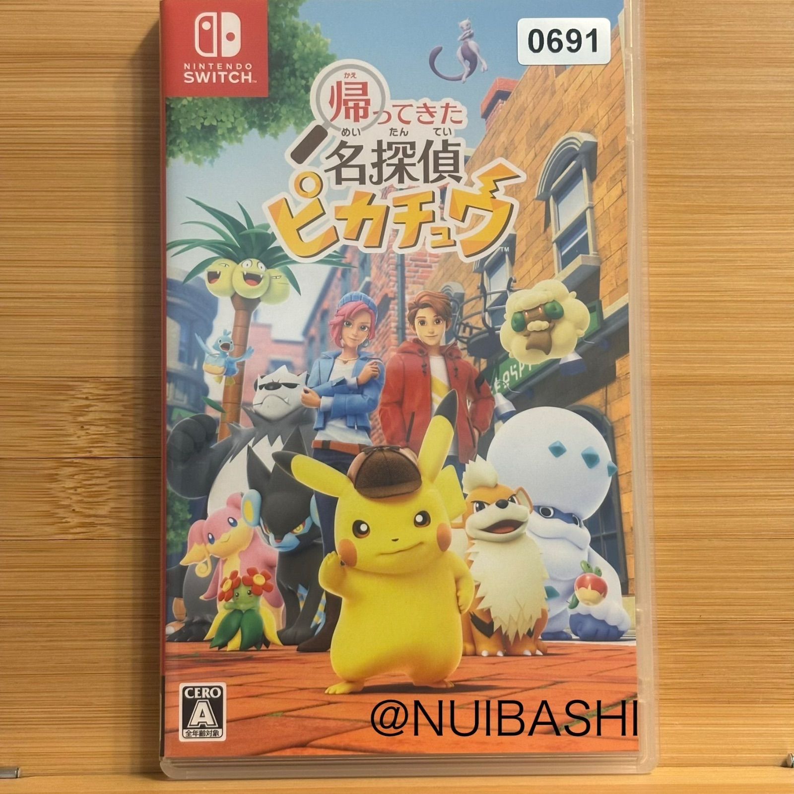 switch 帰ってきた名探偵ピカチュウ《動作確認済》0691 - メルカリ