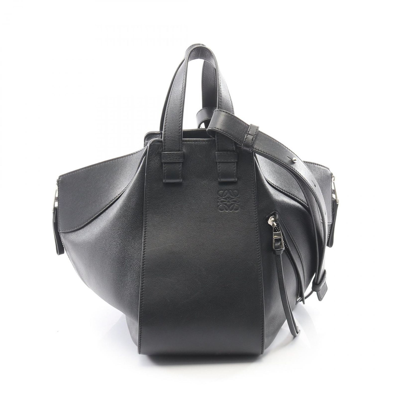 ロエベ LOEWE ハンドバッグ HAMMOCK SMALL ハンモック スモール 2WAY ブラック レザー ハンモック スモール レディース Used A