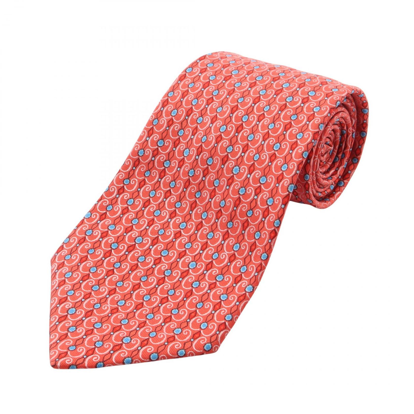 エルメス HERMES ネクタイ 総柄 シルク ネクタイ メンズ Used A - メルカリ