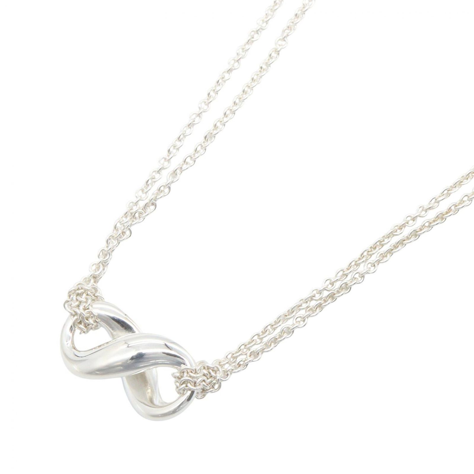 ティファニー TIFFANY＆CO ネックレス インフィニティ ネックレス 首回40cm シルバー925 インフィニティ ネックレス レディース Used A 15,914円
