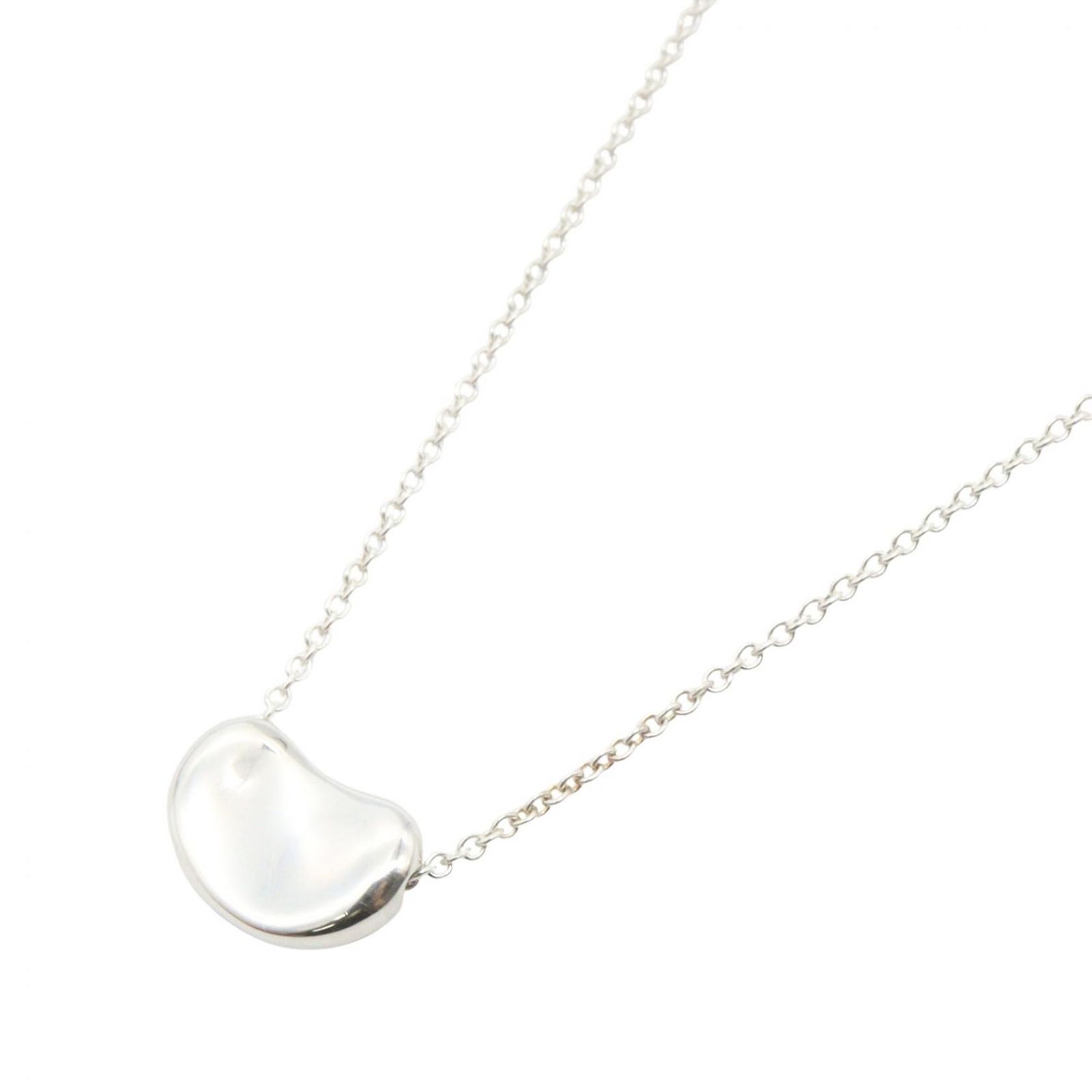 ティファニー TIFFANY＆CO ネックレス ビーン ネックレス 首回り40.5㎝ シルバー925 ビーン ネックレス レディース Used A
