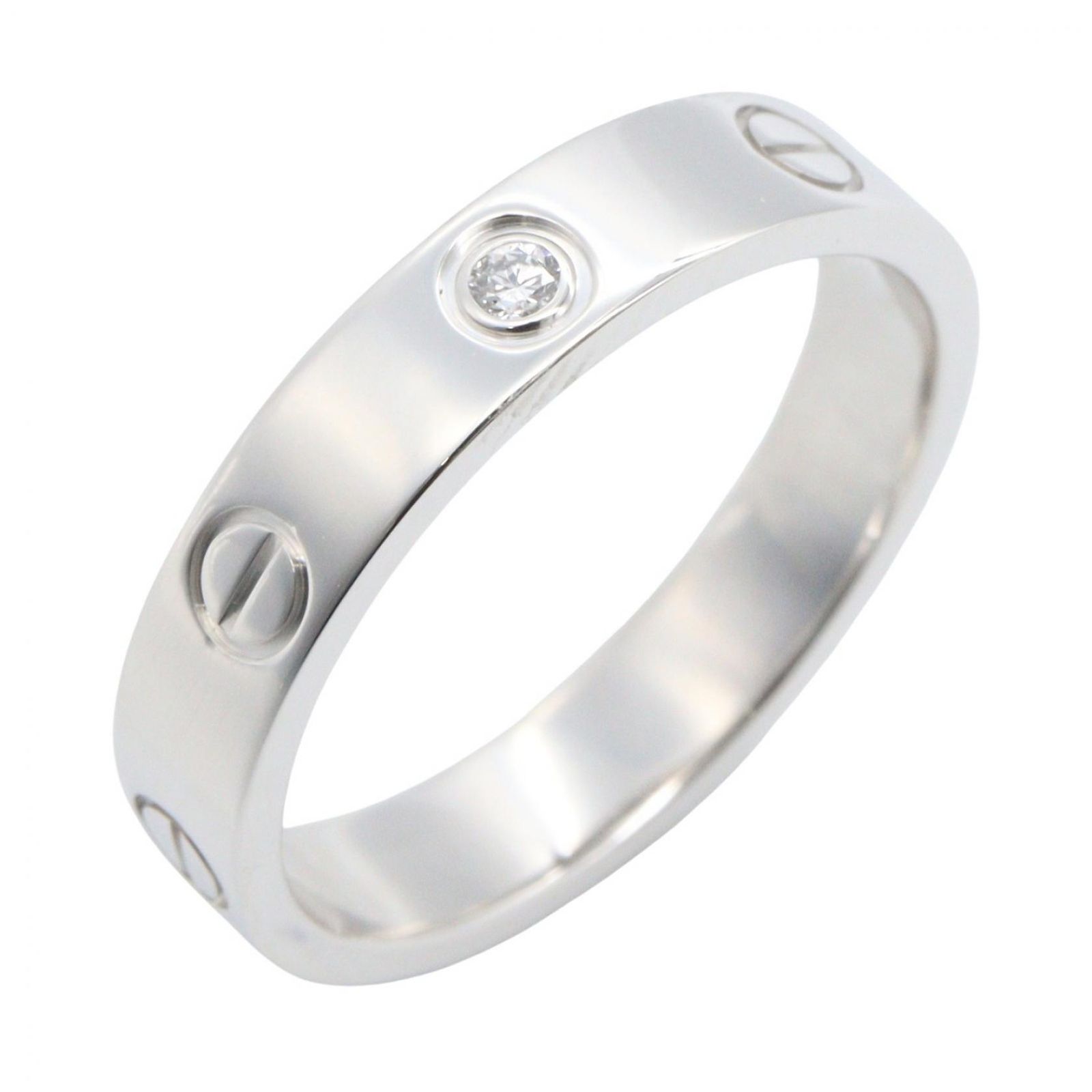 カルティエ CARTIER リング・指輪 ミニラブリング 1PD B4050500 K18WG