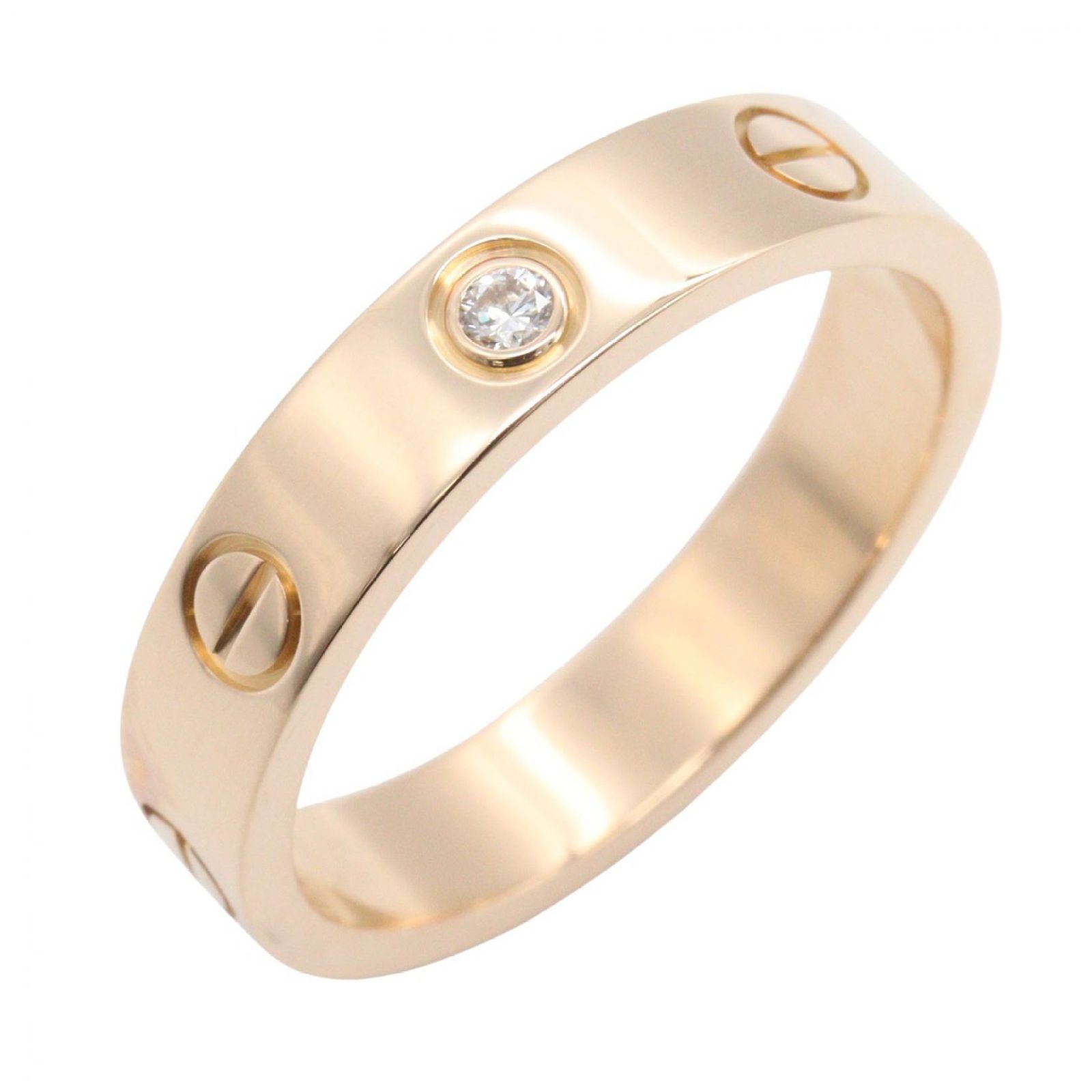 カルティエ CARTIER リング・指輪 ミニラブリング 1PD B4050700 K18PG