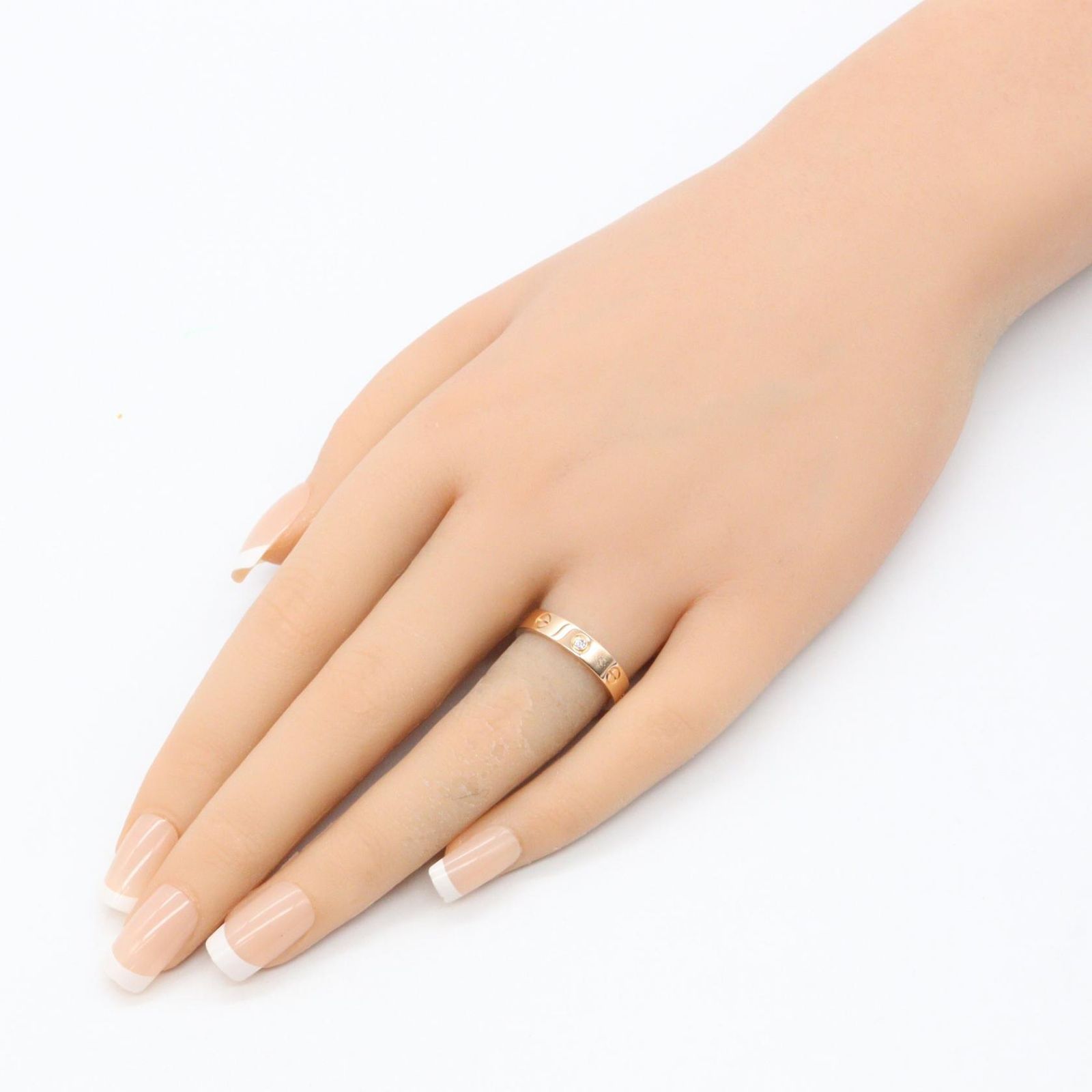 カルティエ CARTIER リング・指輪 ミニラブリング 1PD B4050700 K18PG
